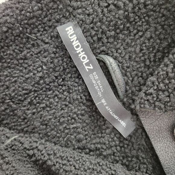 RUNDHOLZ Shearling Jacket Black S - Picture 3 of 6